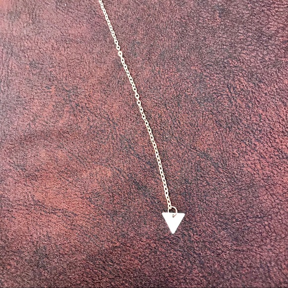 NWT Triangle & Rectangle Drop Necklace - Picture 5 of 6